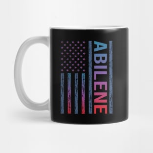 Blue Red Flag - Abilene Mug